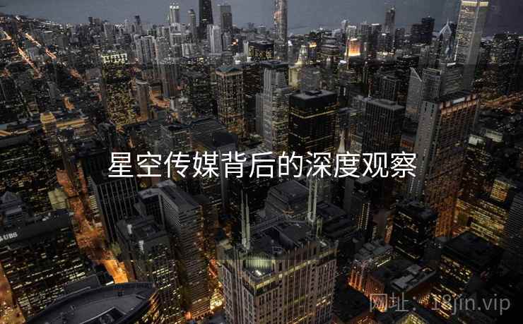 星空传媒背后的深度观察