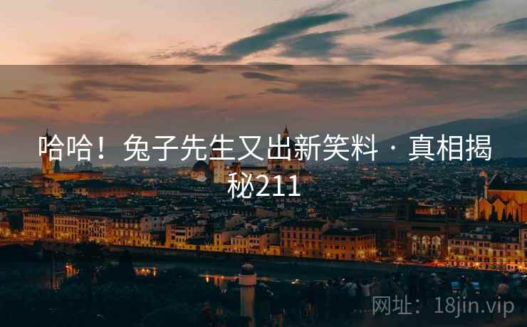 哈哈!兔子先生又出新笑料 · 真相揭秘211 哈哈!兔子先生又出新笑料 · 真相揭秘211