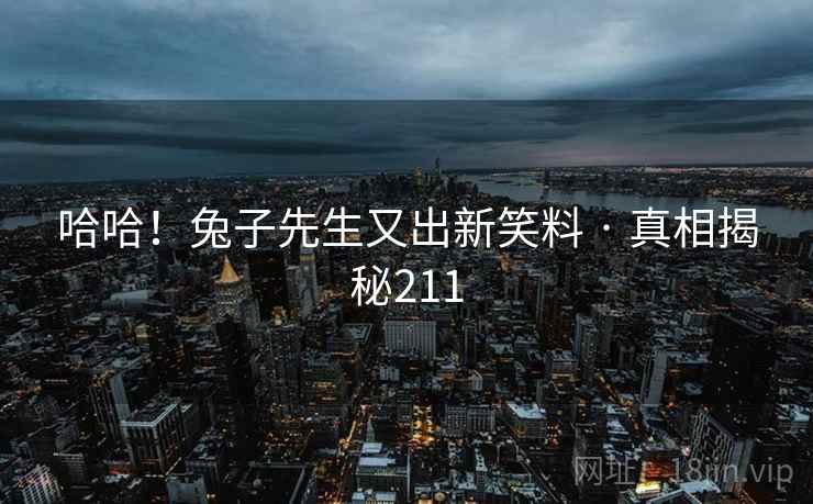 哈哈!兔子先生又出新笑料 · 真相揭秘211 哈哈!兔子先生又出新笑料 · 真相揭秘211