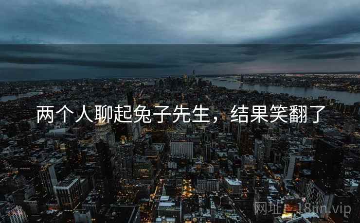 两个人聊起兔子先生,结果笑翻了 两个人聊起兔子先生,结果笑翻了
